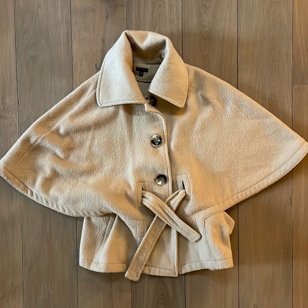 Talbots Wool Beige Coat- size S/M